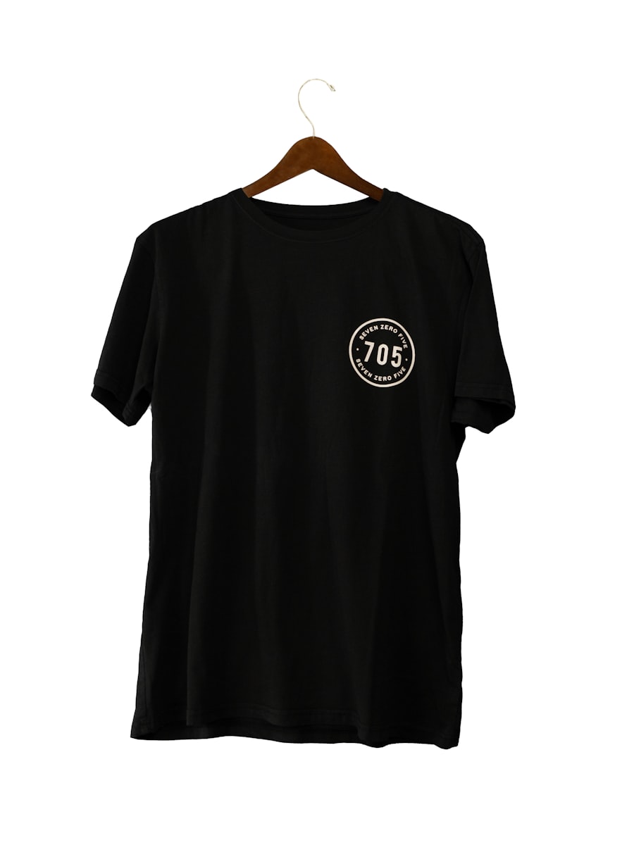 T-shirt in Jersey Pesante — Nero